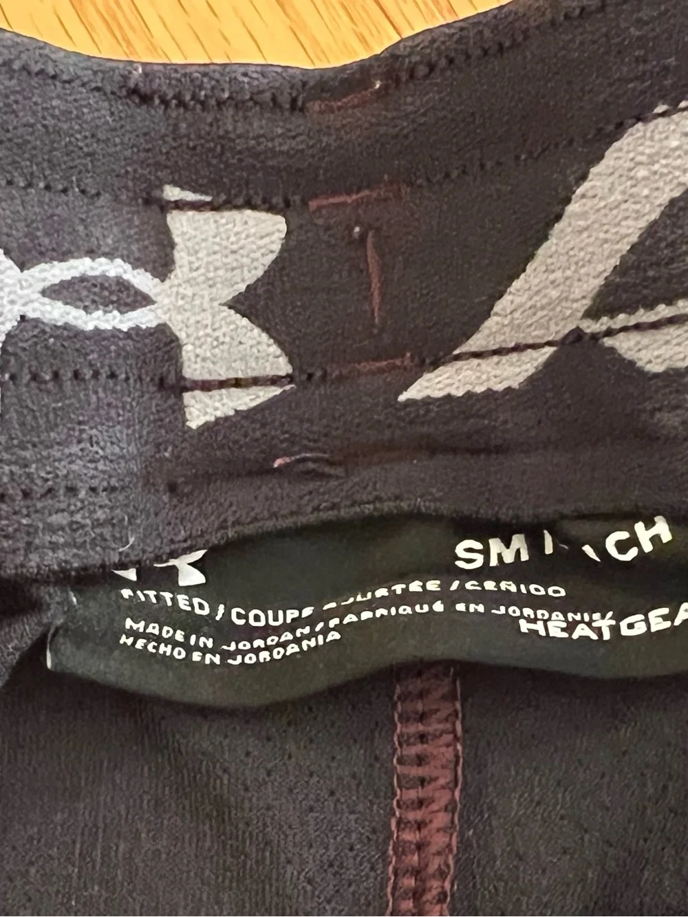 Under Armour UA MK-1 Fade Burgundy and Black Athletic Shorts